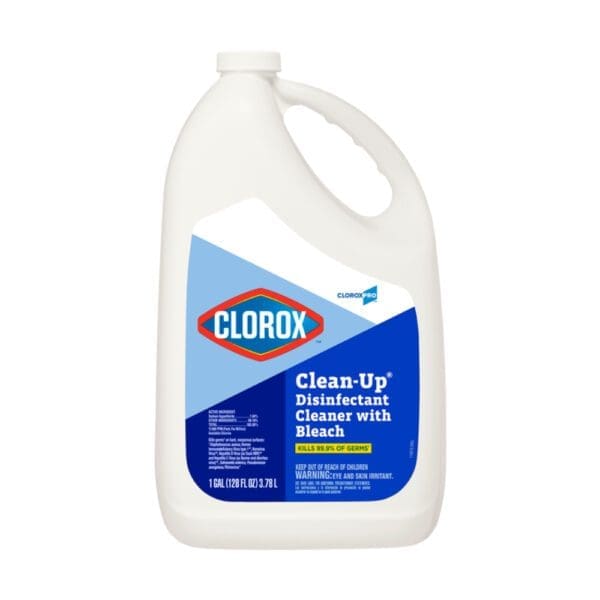 Clorox Disinfectant being applied on kitchen surfaces.