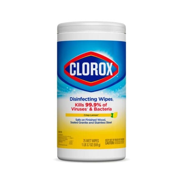 Clorox® Disinfecting Wipes, Bleach Free Cleaning Wipes in Crisp Lemon